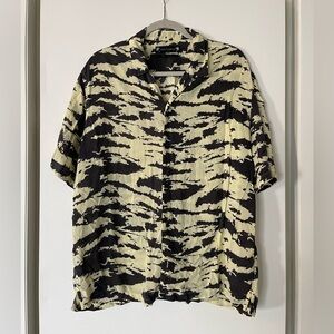 All Saints animal print shirt